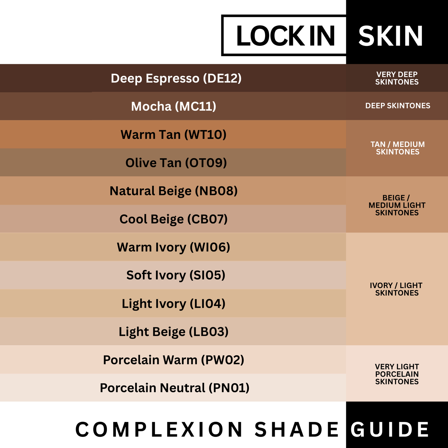 Lock in Skin Foundation SAMPLE SET