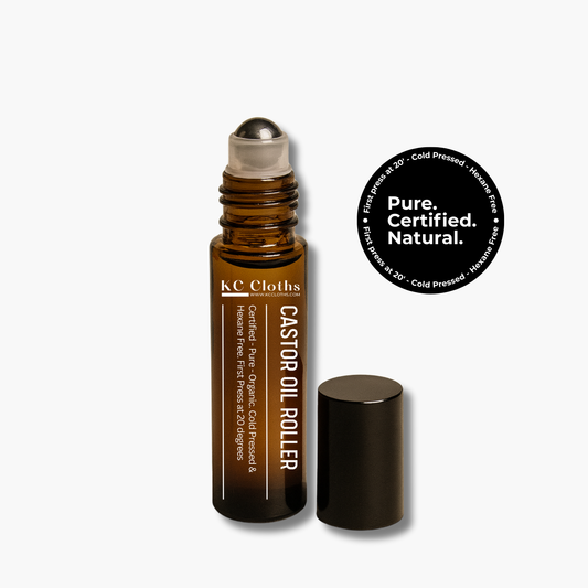 Organic Castor Oil 10 ml roller bottle