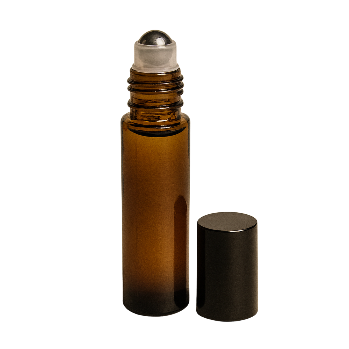 Empty Glass Amber Roller 10ml