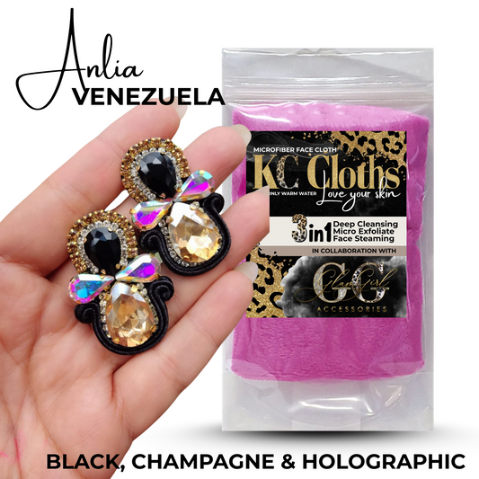 Anlia Venezuela - Black, Champagne and Holographic