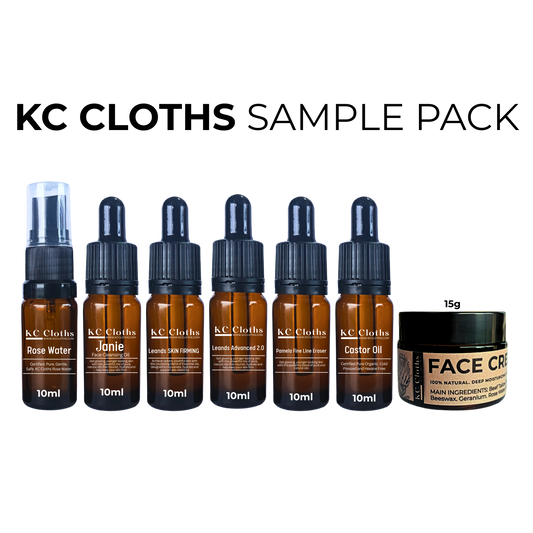 KC Cloths Skincare Sample Pack