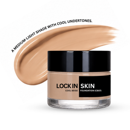 Lock In Skin natural foundation, Cool Beige CB07 shade