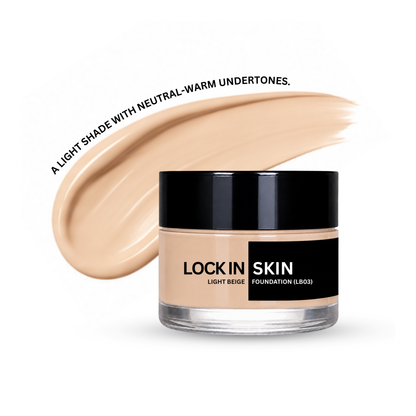 Lock In Skin natural foundation, Light Beige LB03 shade