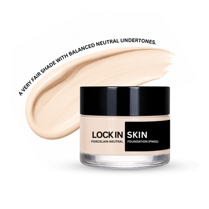 Lock In Skin natural foundation, Porcelain Neutral PN01 shade