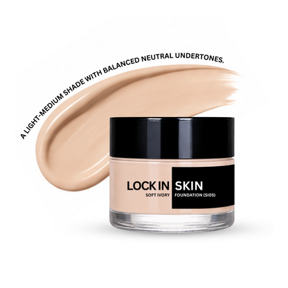 Lock In Skin natural foundation, Soft Ivory SI05 shade