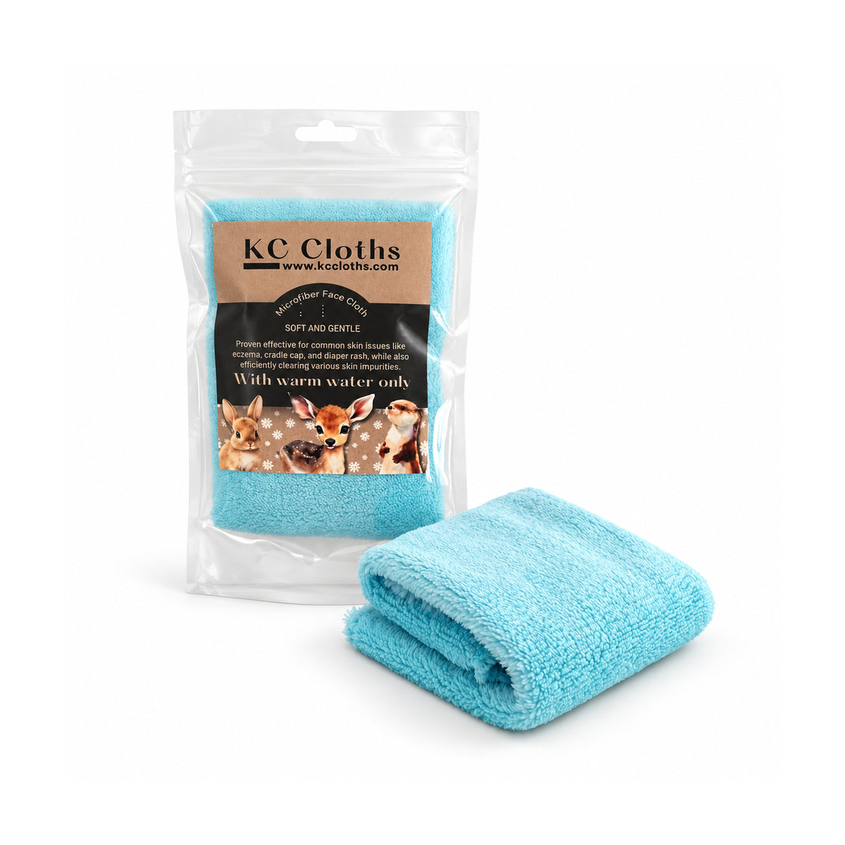 KC Cloth – Babies, Tots & Kids Microfiber Face Cloth